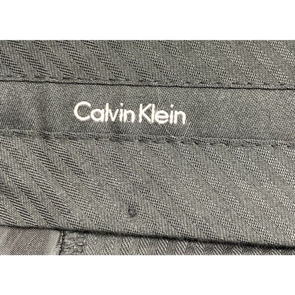 Calvin Klein Pants Mens Size 34X33 Black Stripe Career Business Office - Picture 3 of 13